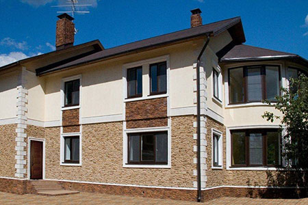Наружная отделка домов в Клину и Солнечногорске
